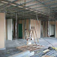 Innenausbau mit untergehängter Decke